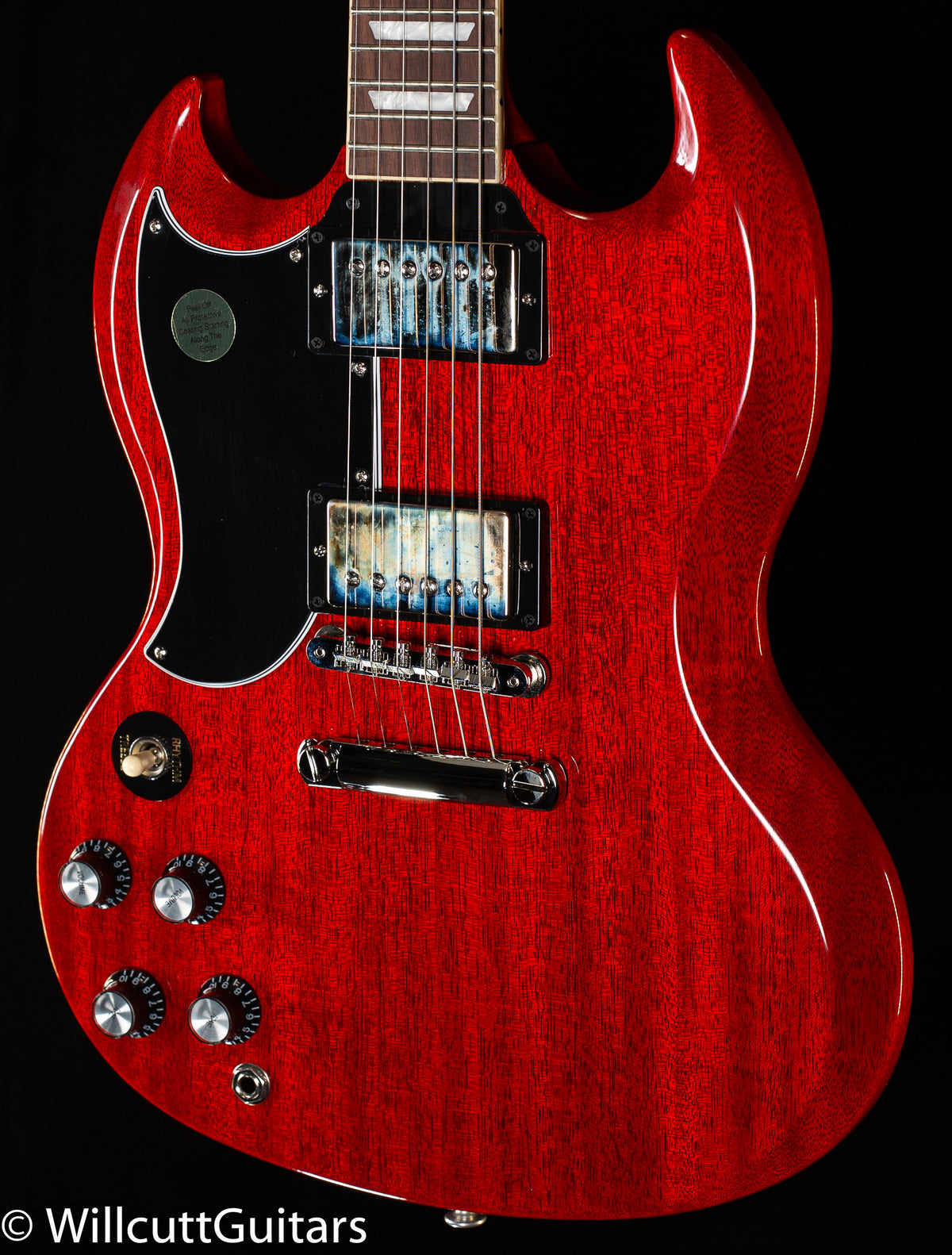 Gibson SG Standard '61 Stop Bar Vintage Cherry Lefty (130)