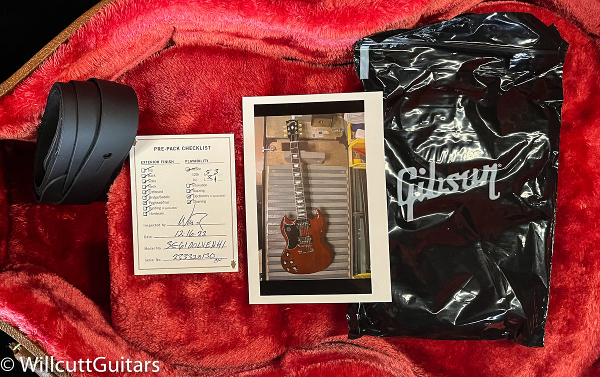 Gibson SG Standard '61 Stop Bar Vintage Cherry Lefty (130)
