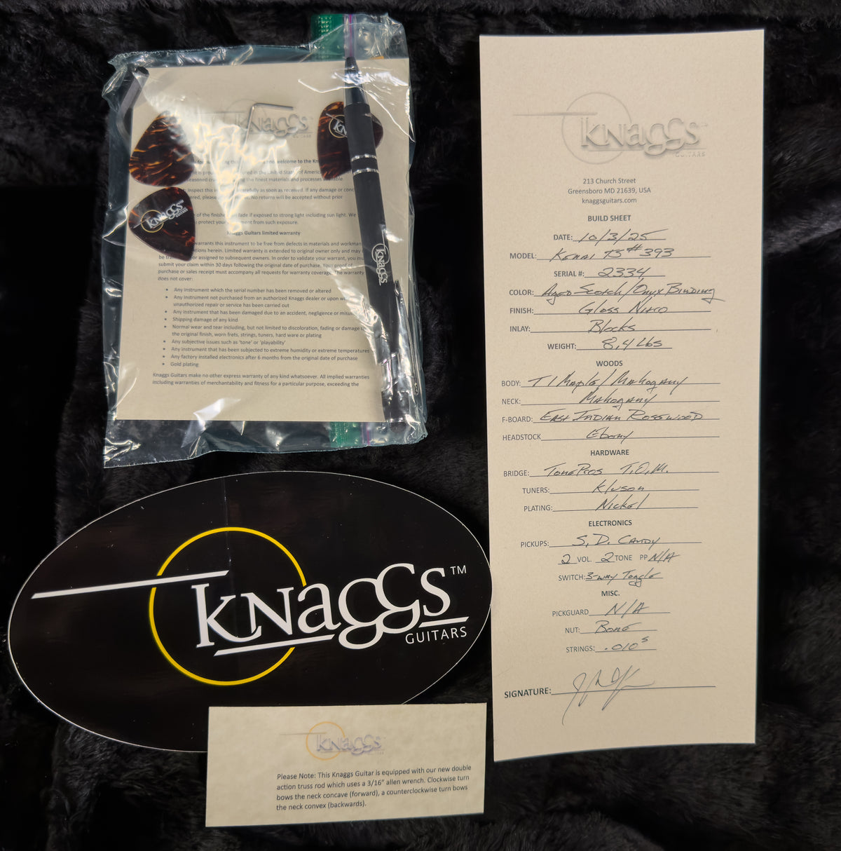 Knaggs Eric Steckel Kenai T/S Aged Scotch T1 Top (334)