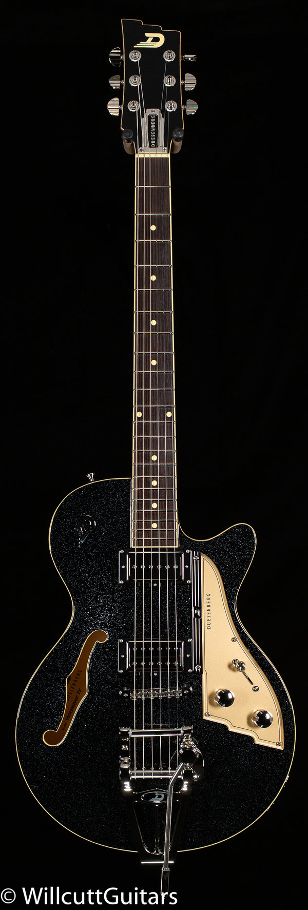 Duesenberg Starplayer TV Black Sparkle (630) - Willcutt Guitars