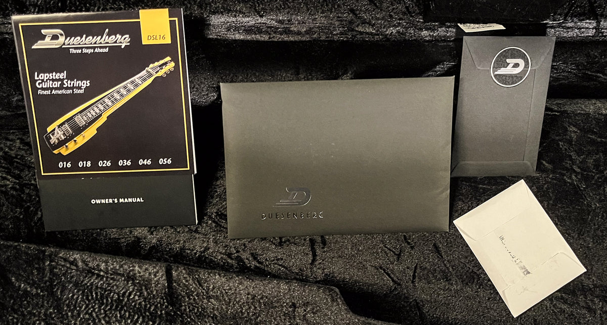 Duesenberg Fairytale Lap Steel Split King Ivory &amp; Black (110)