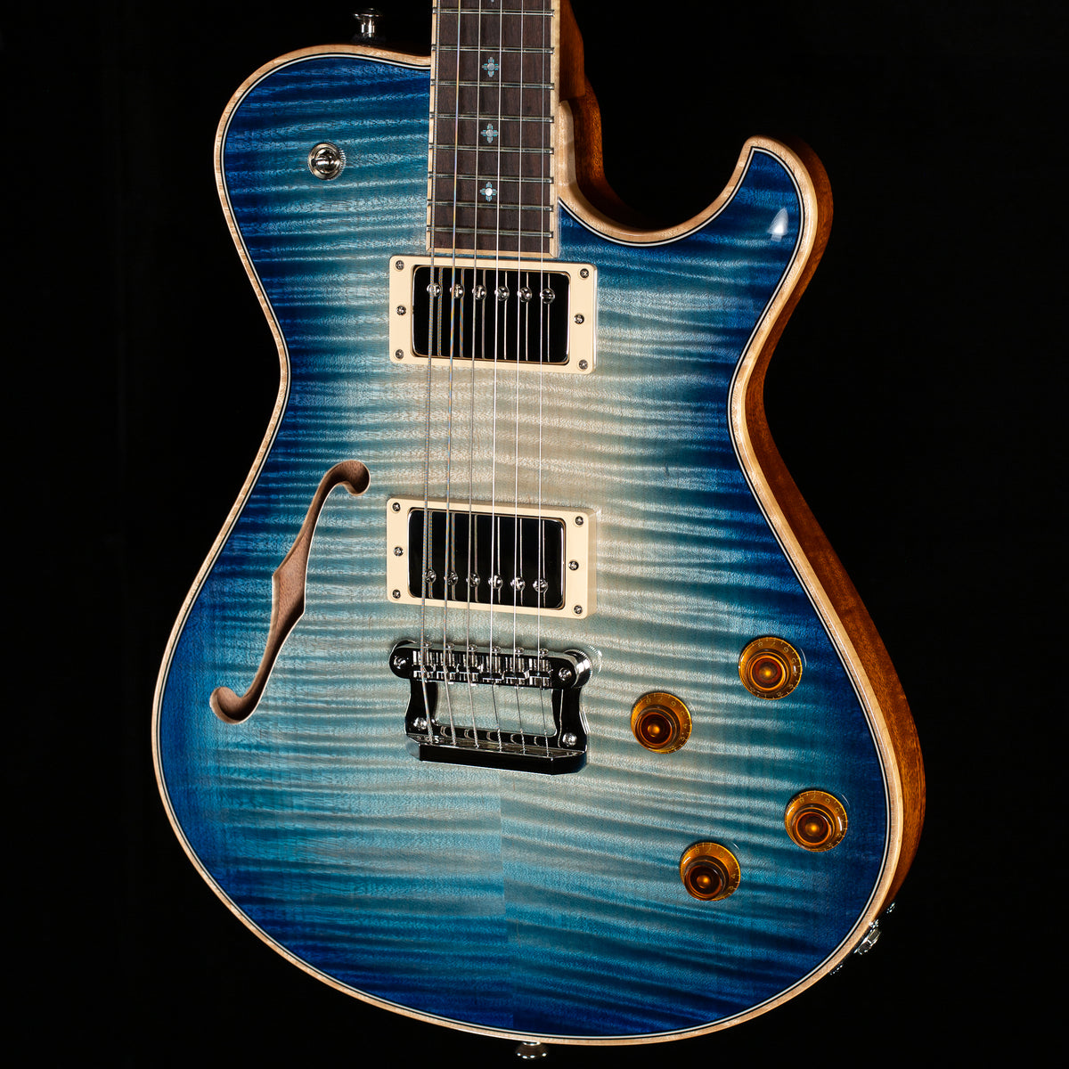 Knaggs Influence Kenai Hollowbody Newport Sun BeachBurst w/T1 Maple Top (351)