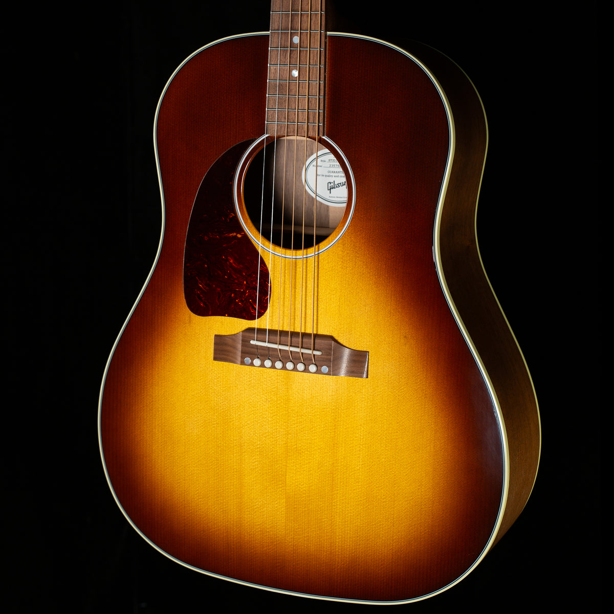 Gibson J-45 Studio Walnut Satin Walnut Burst Lefty (073)