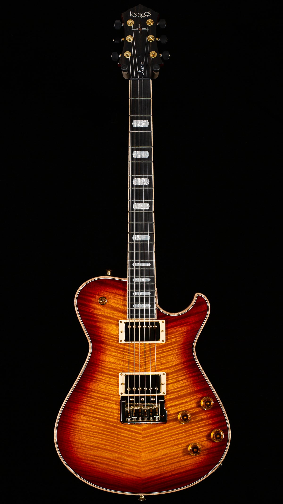 Knaggs Influence Kenai Trem Dark CherryBurst w/T1 Top (365)