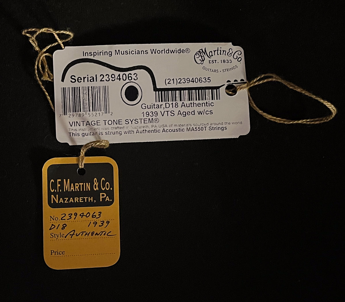 2020 Martin D-18 Authentic 1939 Aged