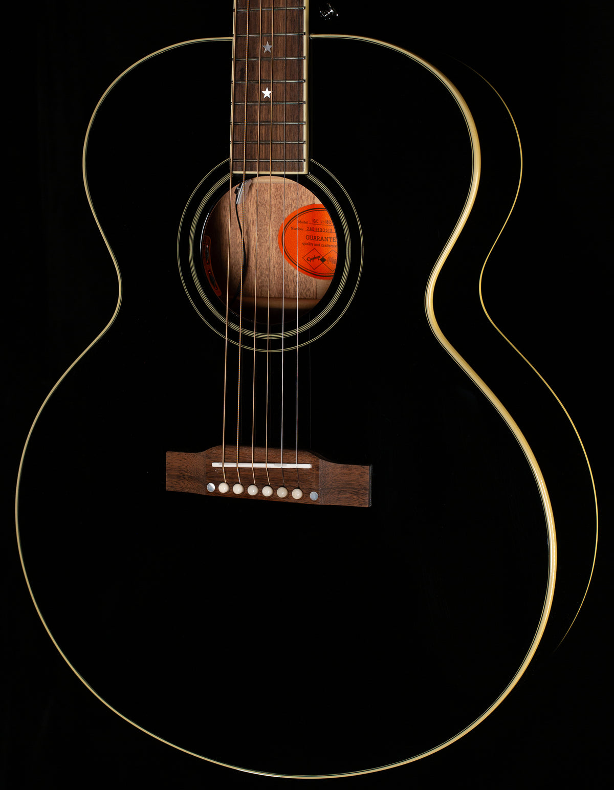 Epiphone J-180 LS Ebony (513)