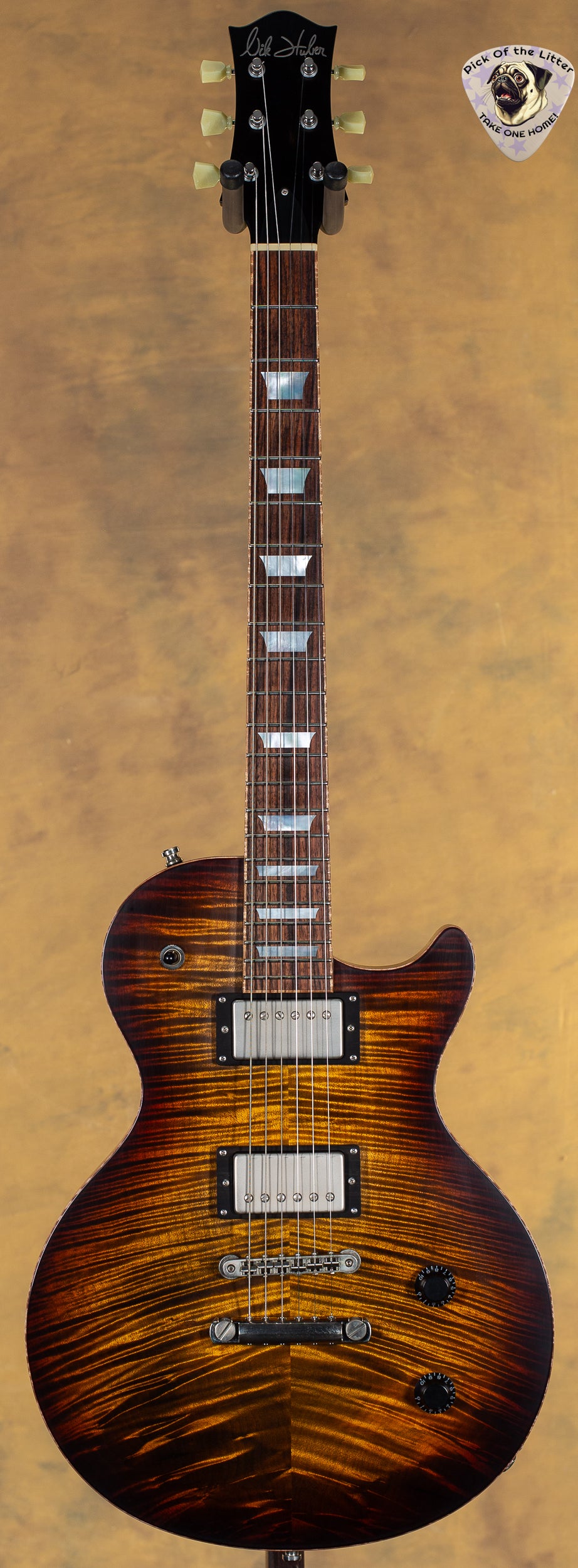 Nik Huber Krautster II Custom Tigereye Burst Semigloss
