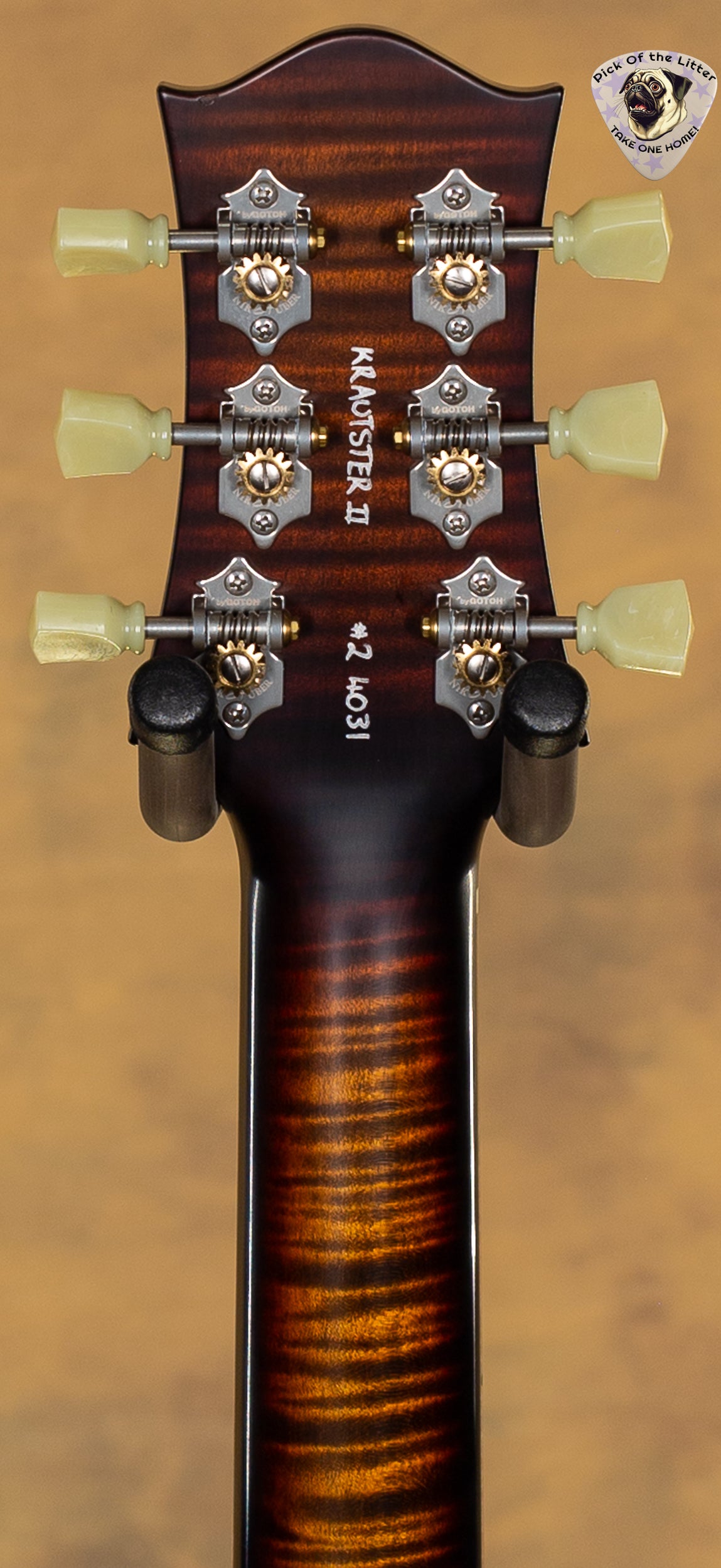 Nik Huber Krautster II Custom Tigereye Burst Semigloss