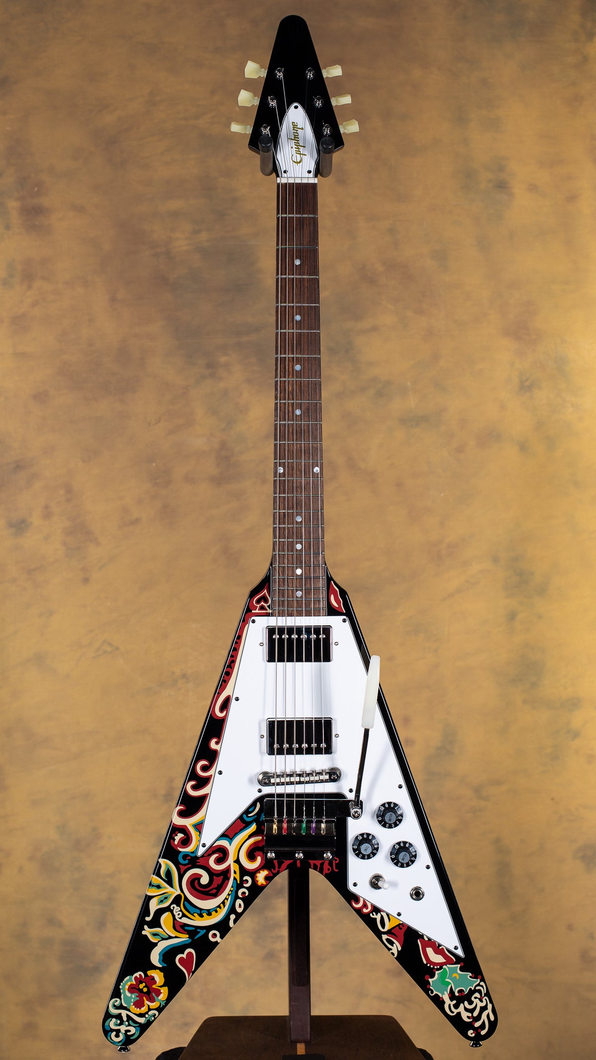 2024 Epiphone Jimi Hendrix Signature "Love Drops" Flying V