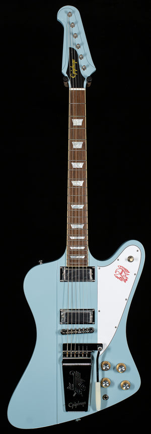 Epiphone 1963 Firebird V Frost Blue Maestro Vibrola (076)