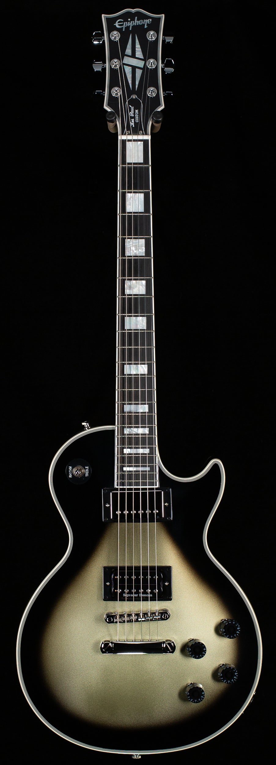 Epiphone Adam Jones 1979 Les Paul Custom Antique Silverburst (420)