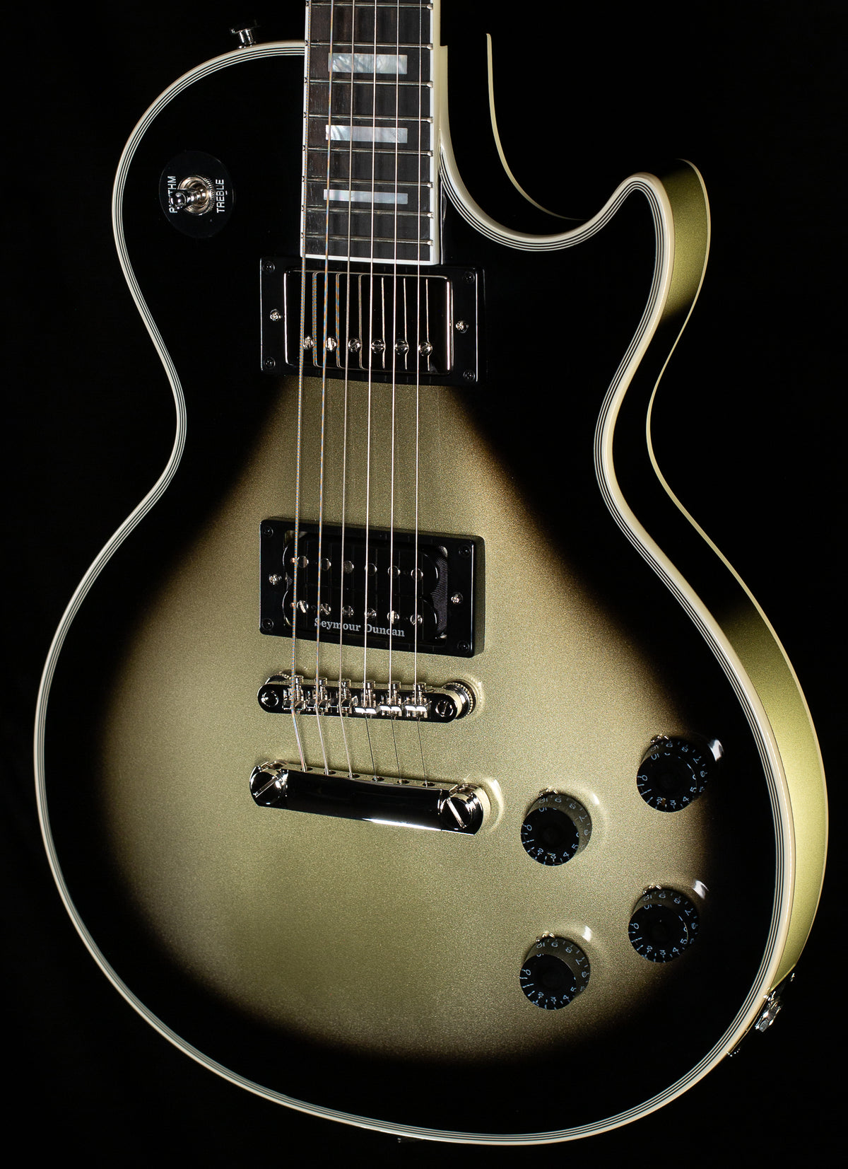 Epiphone Adam Jones 1979 Les Paul Custom Antique Silverburst (420)