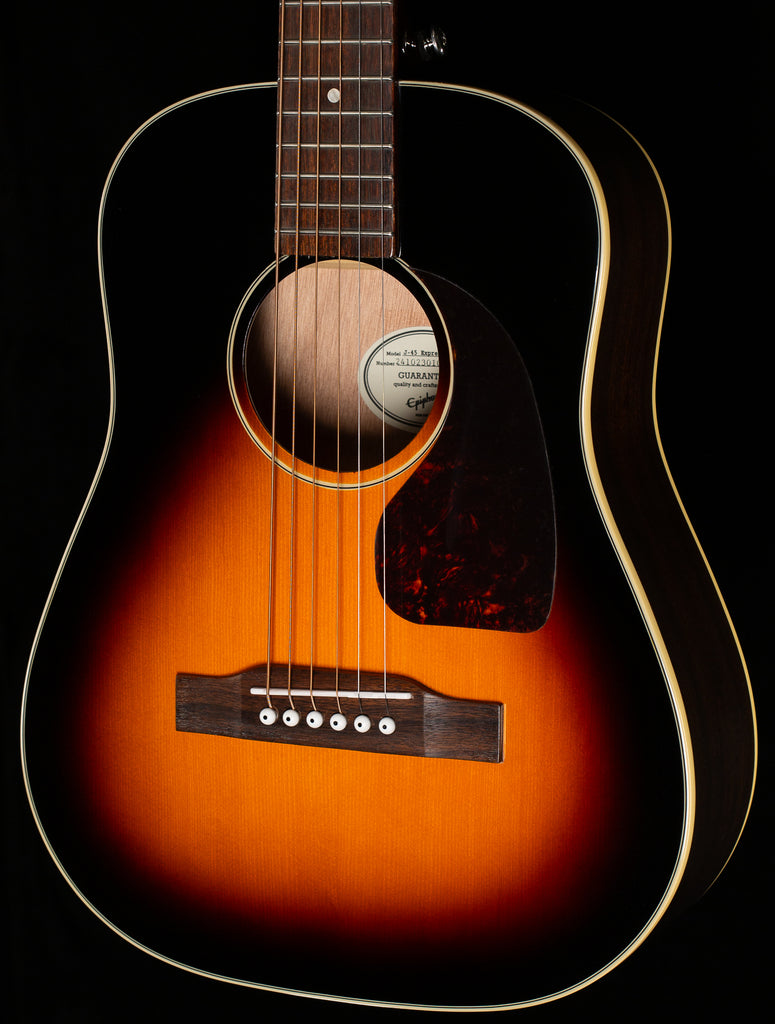 Epiphone J-45 Express Vintage Sunburst (042) - Willcutt Guitars