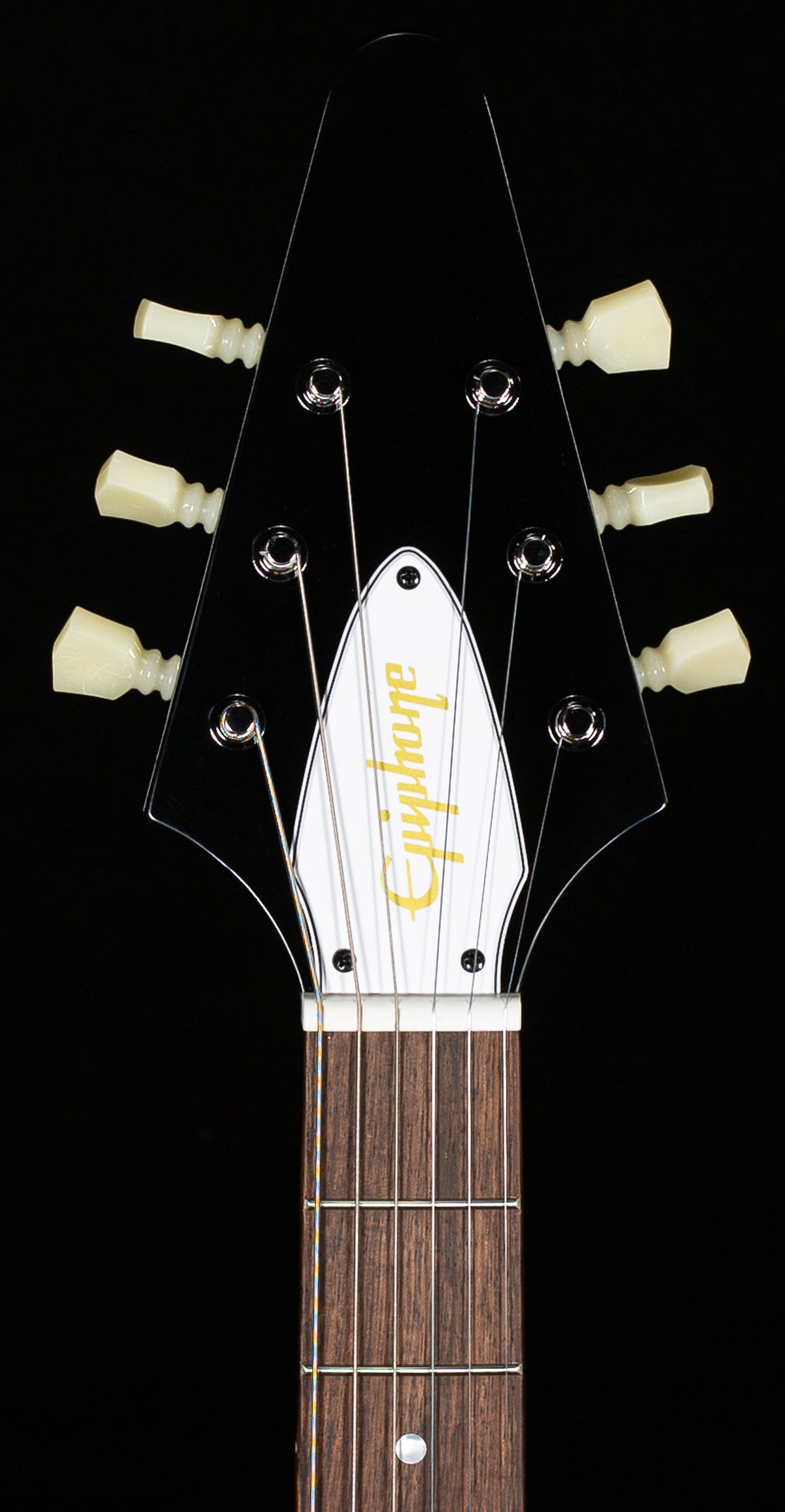 Epiphone Jimi Hendrix &quot;Love Drops&quot; Flying V Ebony (358)