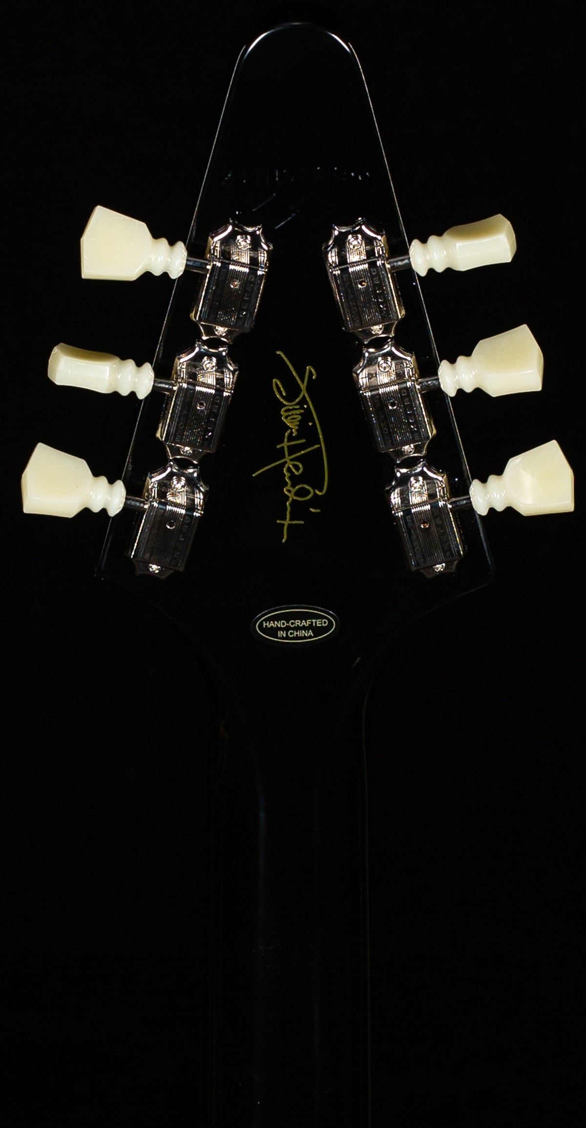 Epiphone Jimi Hendrix &quot;Love Drops&quot; Flying V Ebony (358)