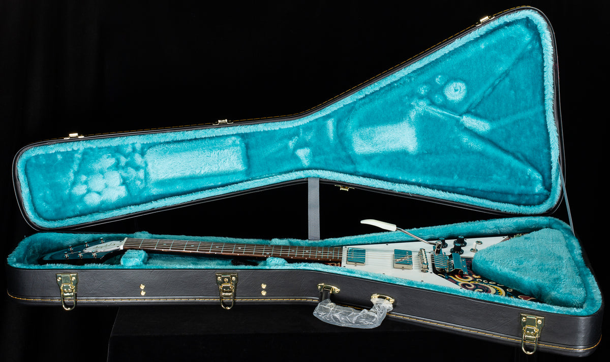 Epiphone Jimi Hendrix &quot;Love Drops&quot; Flying V Ebony (358)