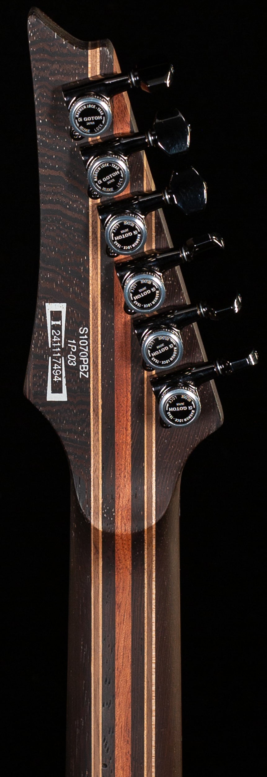 Ibanez Premium S1070PBZ Charcoal Black Burst (494)