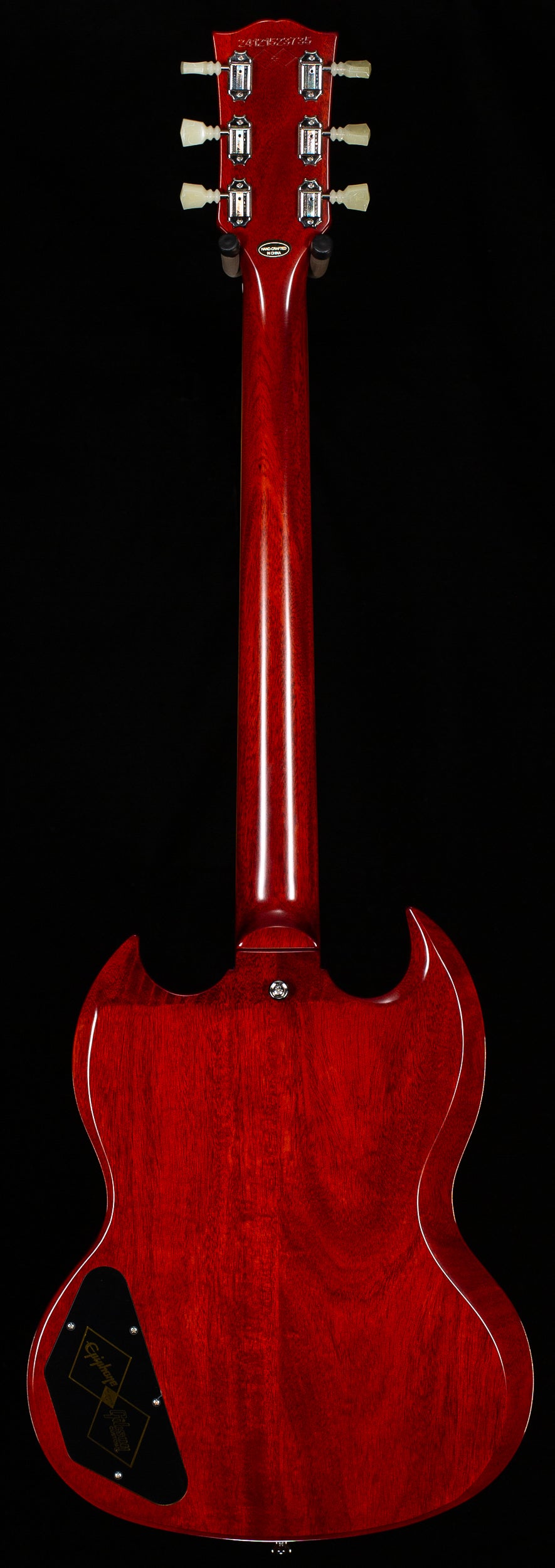 Epiphone 1964 SG Standard with Maestro Cherry Red Vibrola Reissue (735)