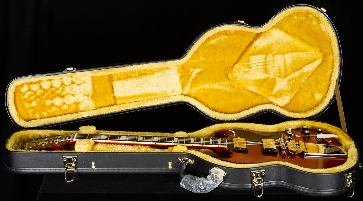 Epiphone 1964 SG Standard with Maestro Cherry Red Vibrola Reissue (735)