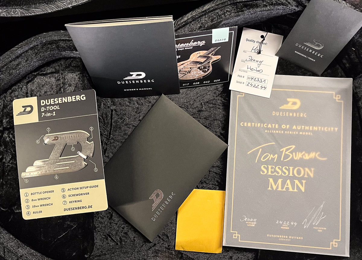 Duesenberg Alliance Tom Bukovac The Session Man Natural (246)