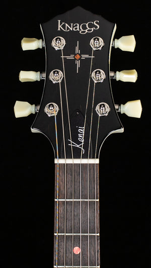 Knaggs Influence Kenai Hollowbody Genie Creme w/Blue Maple Binding (460)
