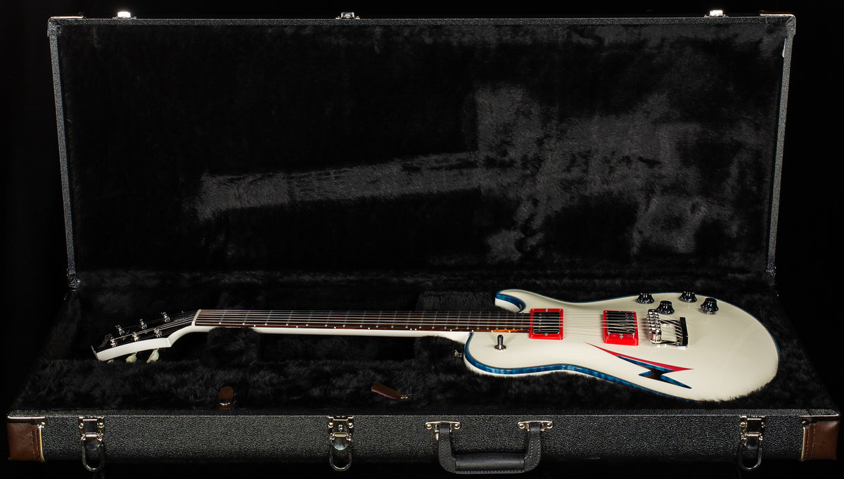 Knaggs Influence Kenai Hollowbody Genie Creme w/Blue Maple Binding (460)