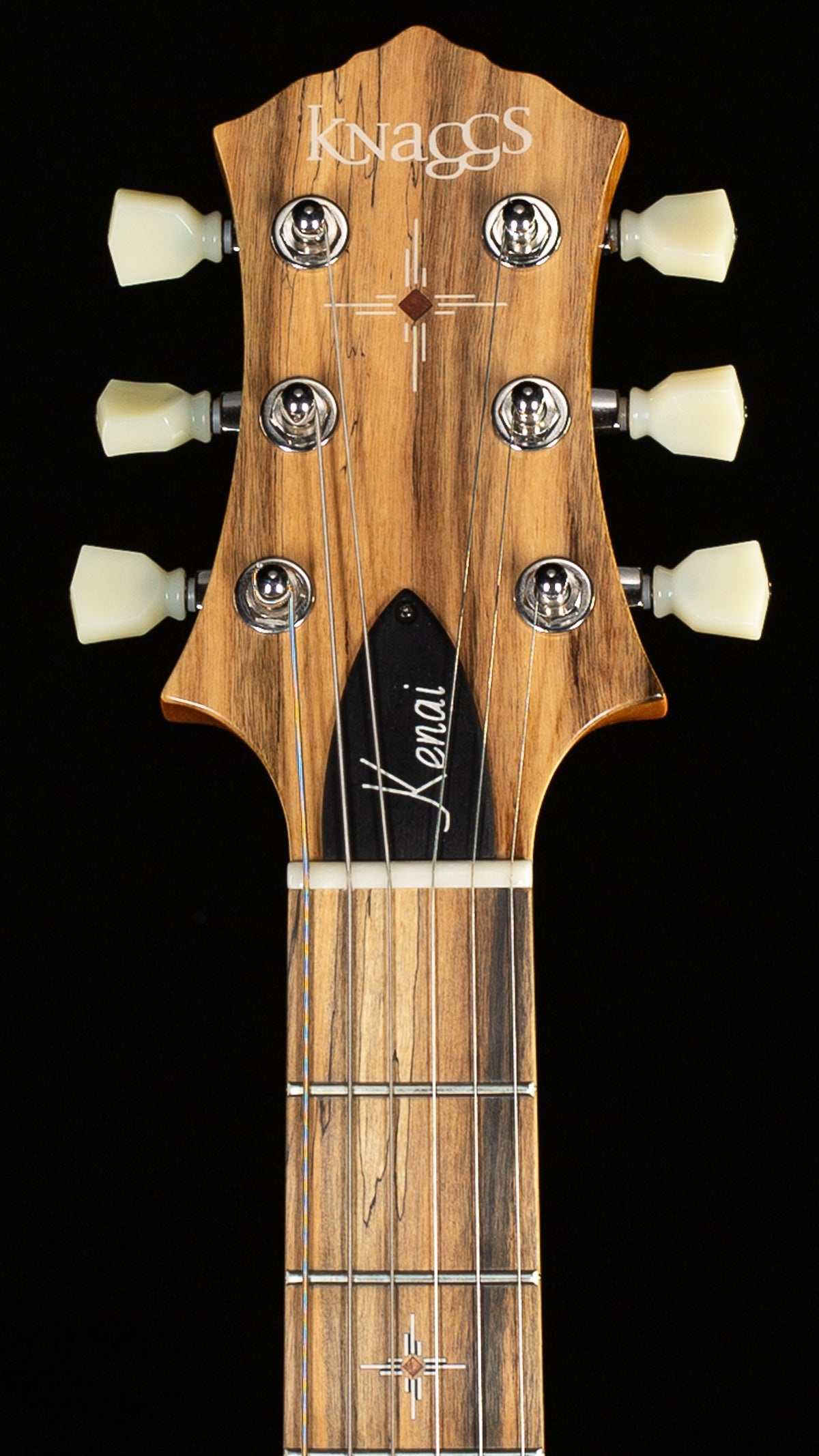 Knaggs Influence Kenai Natural Spalted Maple Pale Moon Ebony (461)