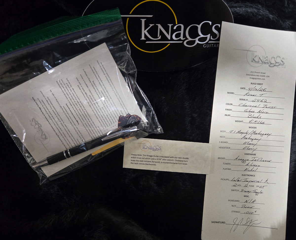 Knaggs Influence Kenai T CharcoalBurst w/T1 Top (462)