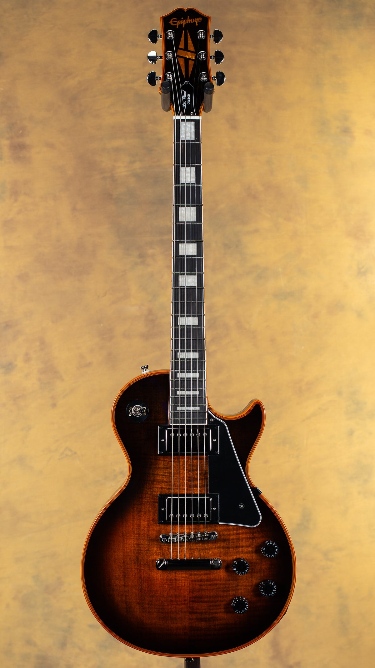 2025 Epiphone Les Paul Custom Widow Orange Burst