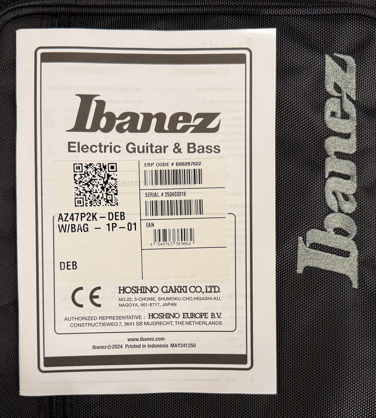 Ibanez Premium AZ47P2K Dragon Eye Burst (016)