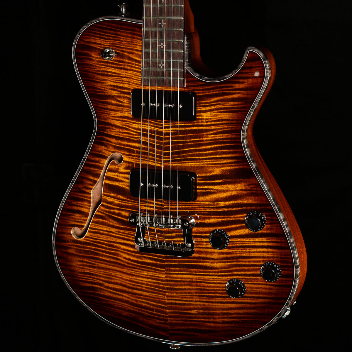 Knaggs Influence Kenai Hollowbody P2 Aged Scotch T1 Maple Top (508)