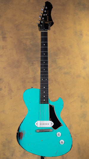 2025 Novo Solus M1 Custom Foam Green over Sunburst P90