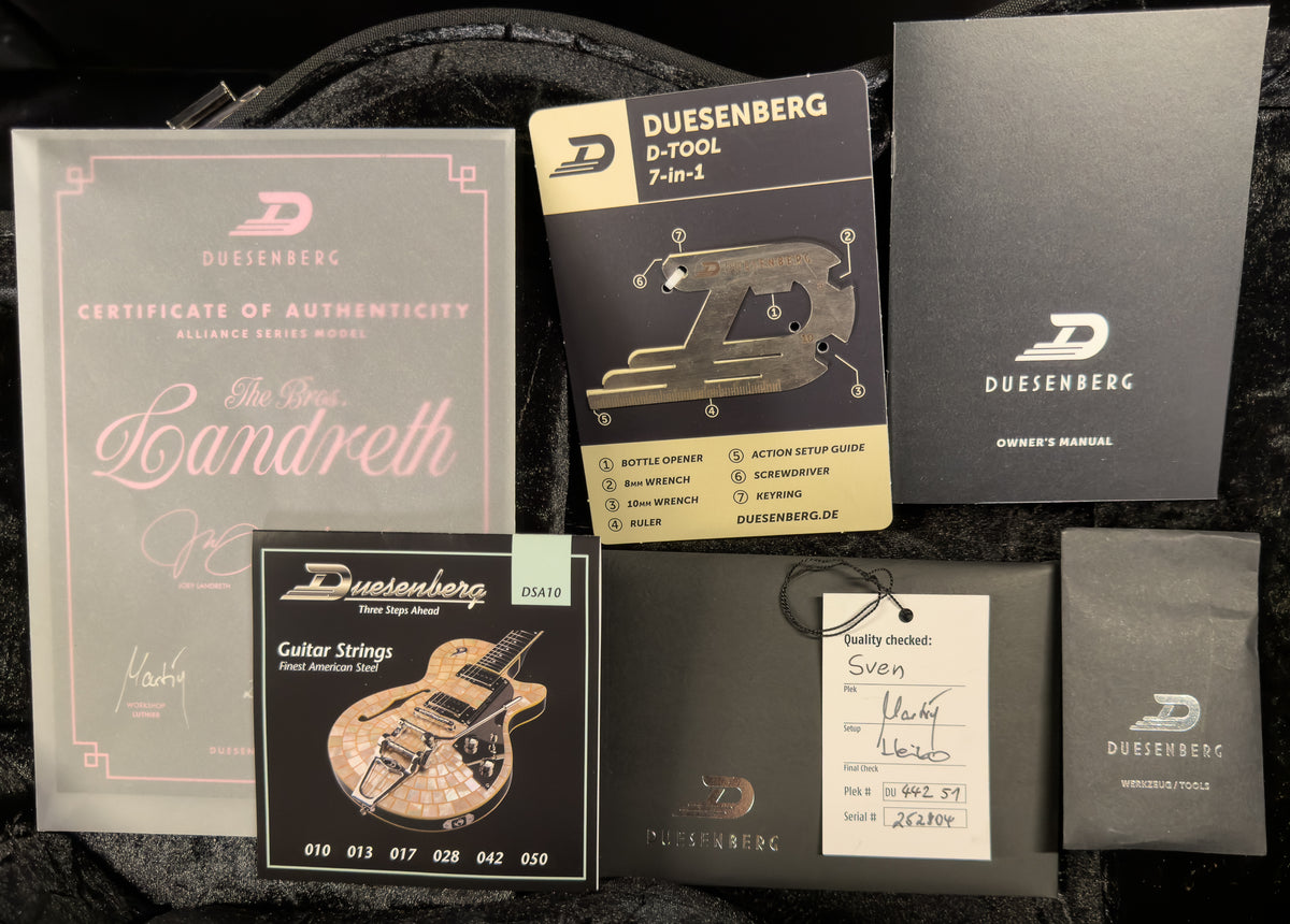 Duesenberg Alliance Series Bros. Landreth Joey&#39;s Guitar Catalina Sunset (804)