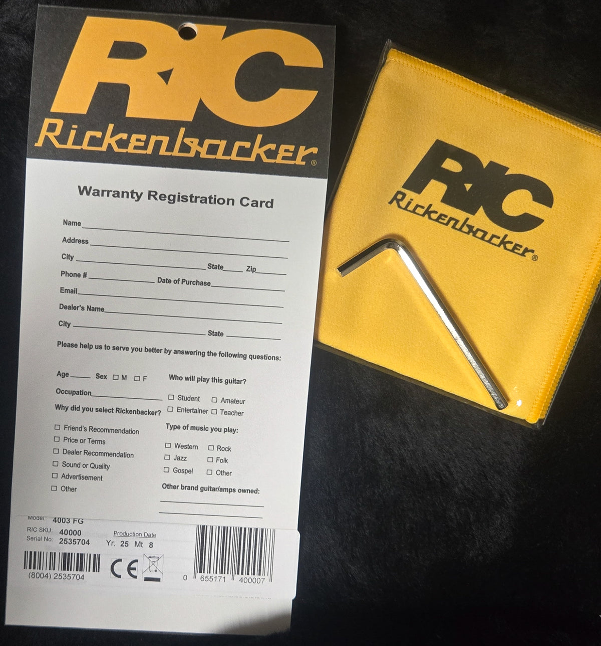 Rickenbacker 4003 Bass FireGlo (704)