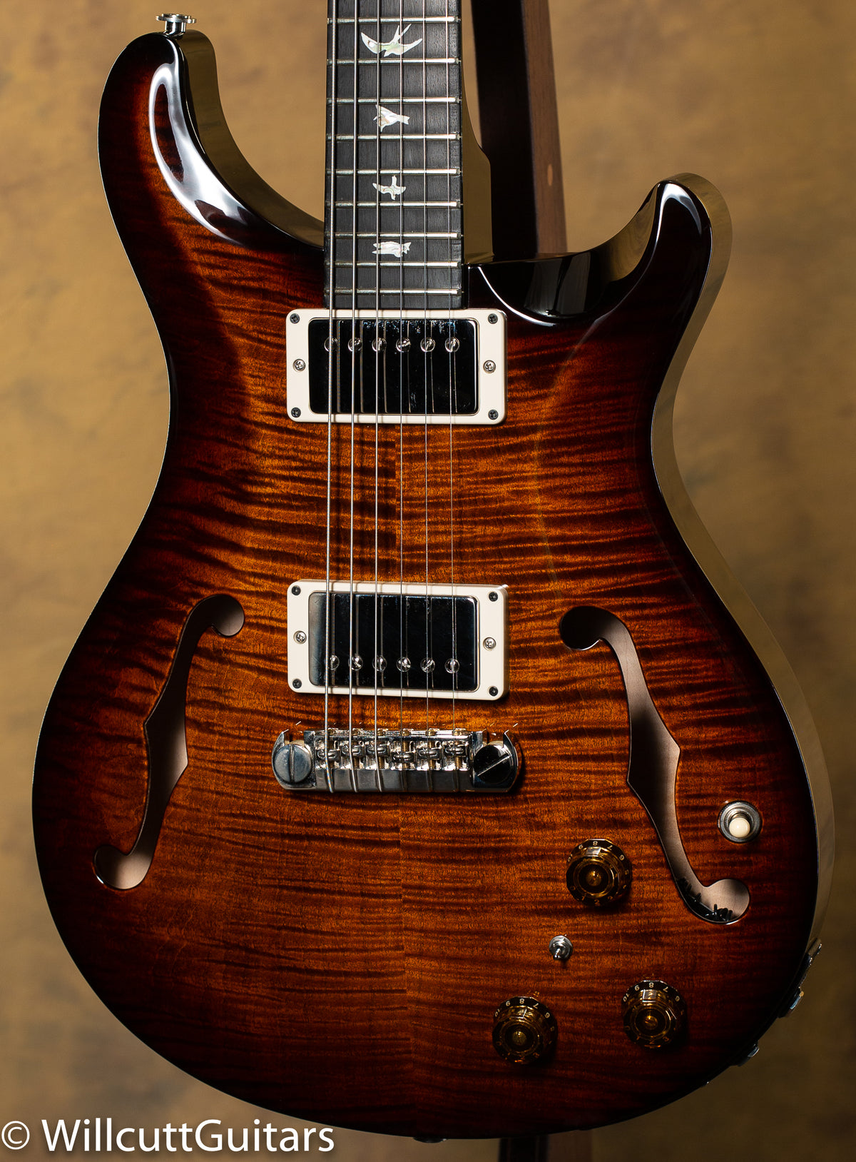 2018 PRS Hollowbody II Black Gold