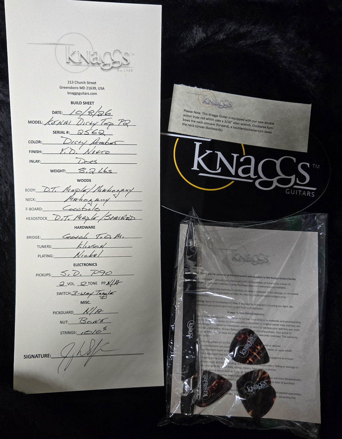Knaggs Influence Kenai Dirty Amber P90 (562)