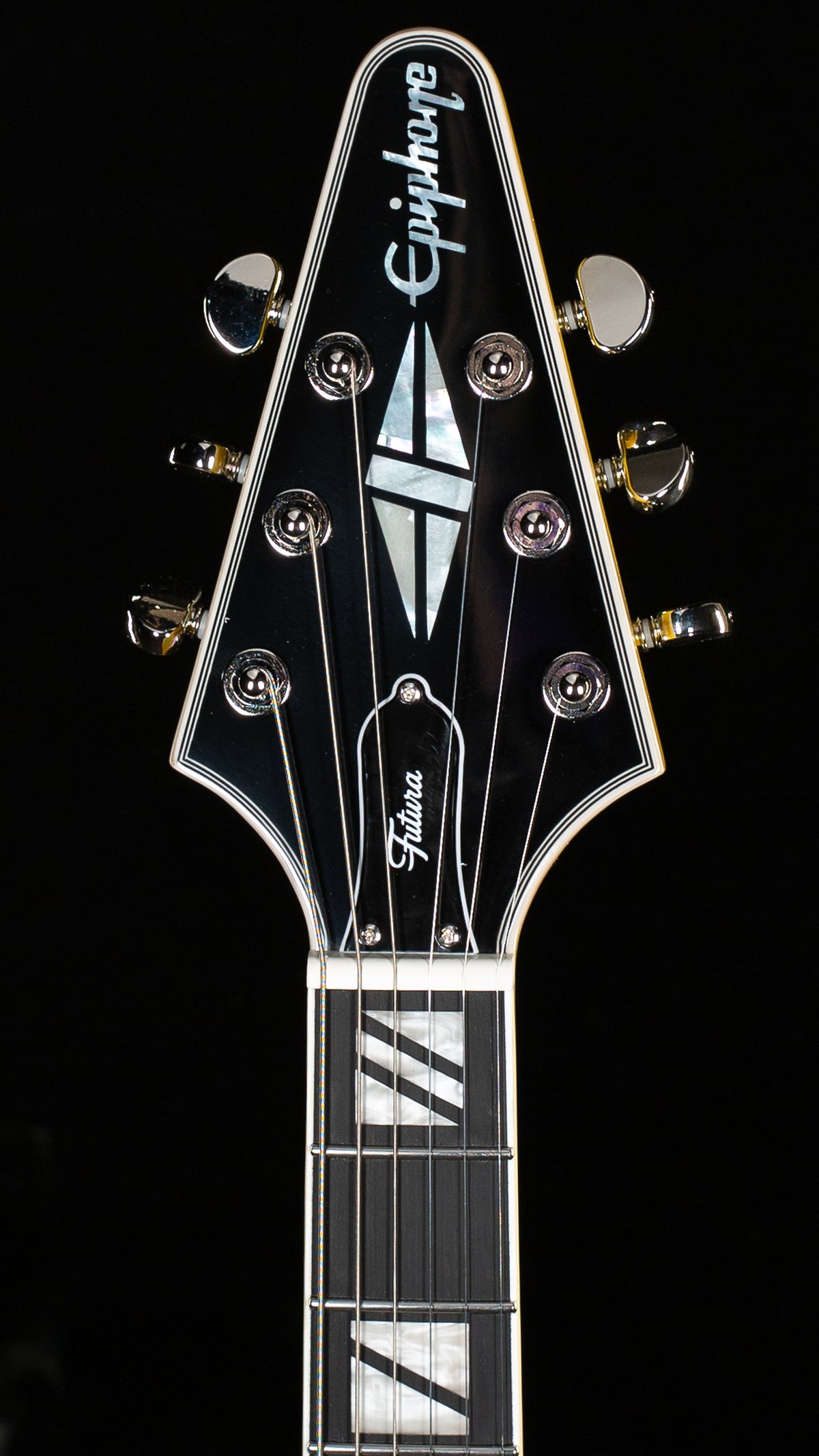 Epiphone Futura Flying V Custom Solaris Shift  (127)