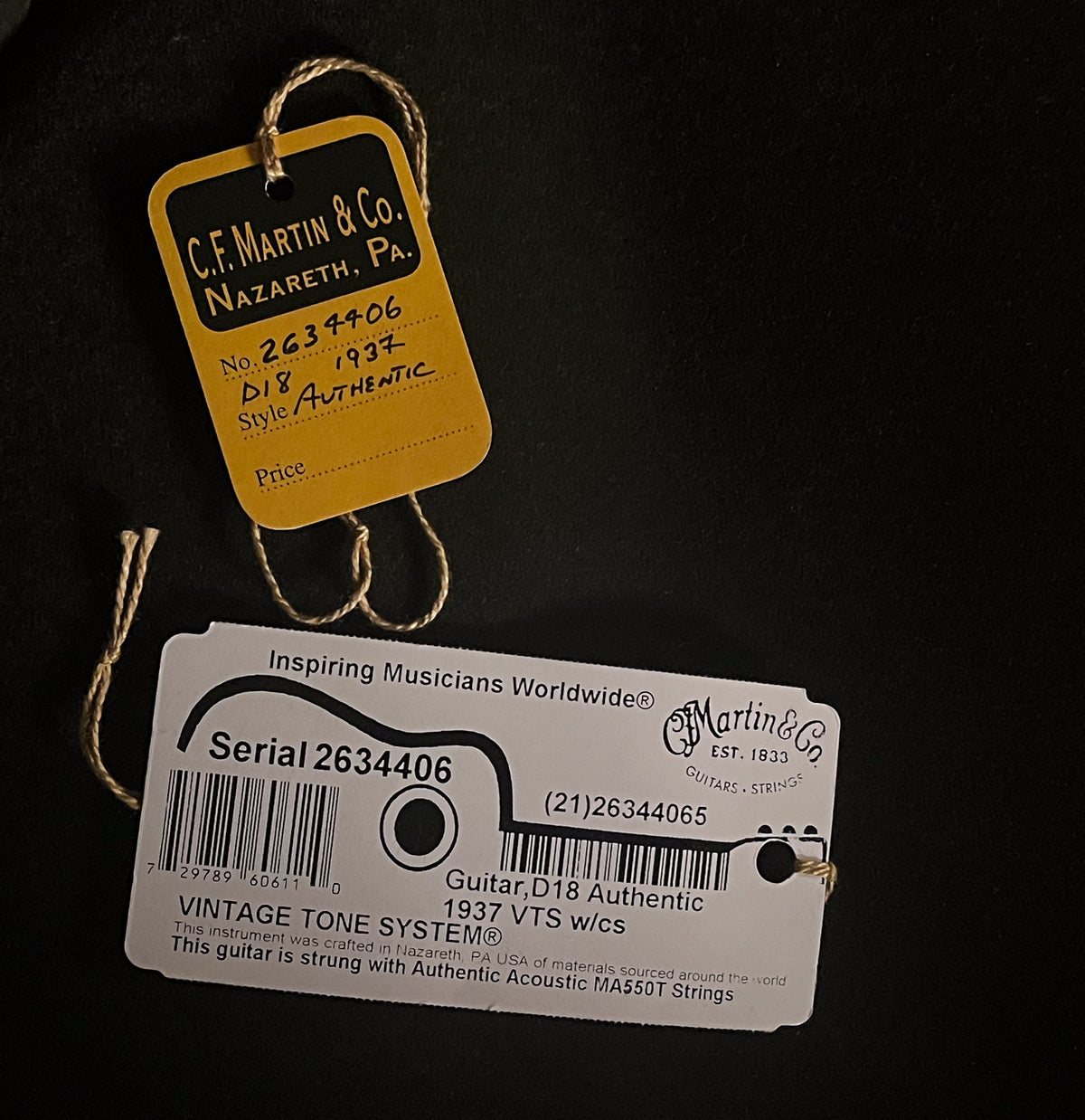 2022 Martin D-18 Authentic 1937 VTS Underwood Aged