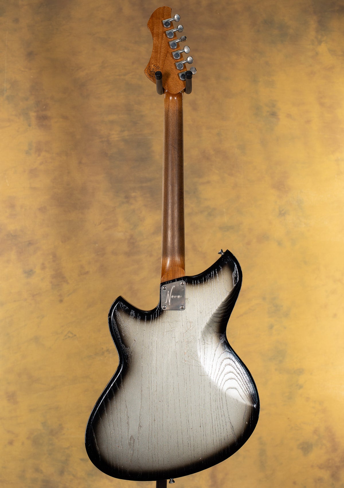 2026 Novo Custom Miris J Light Distress Inca Burst w/Matching Headstock & Lollar Gold Foil Pickups