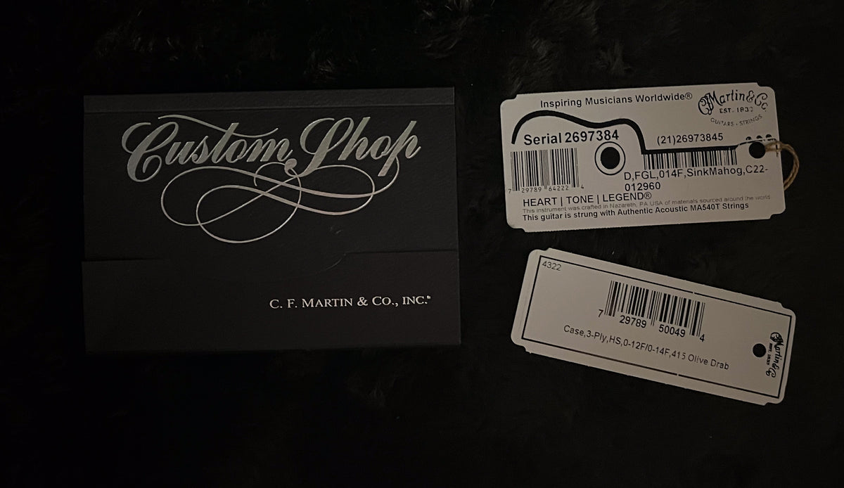 2022 Martin Custom Shop 0 18 Style Sinker Mahogany/Adirondack VTS