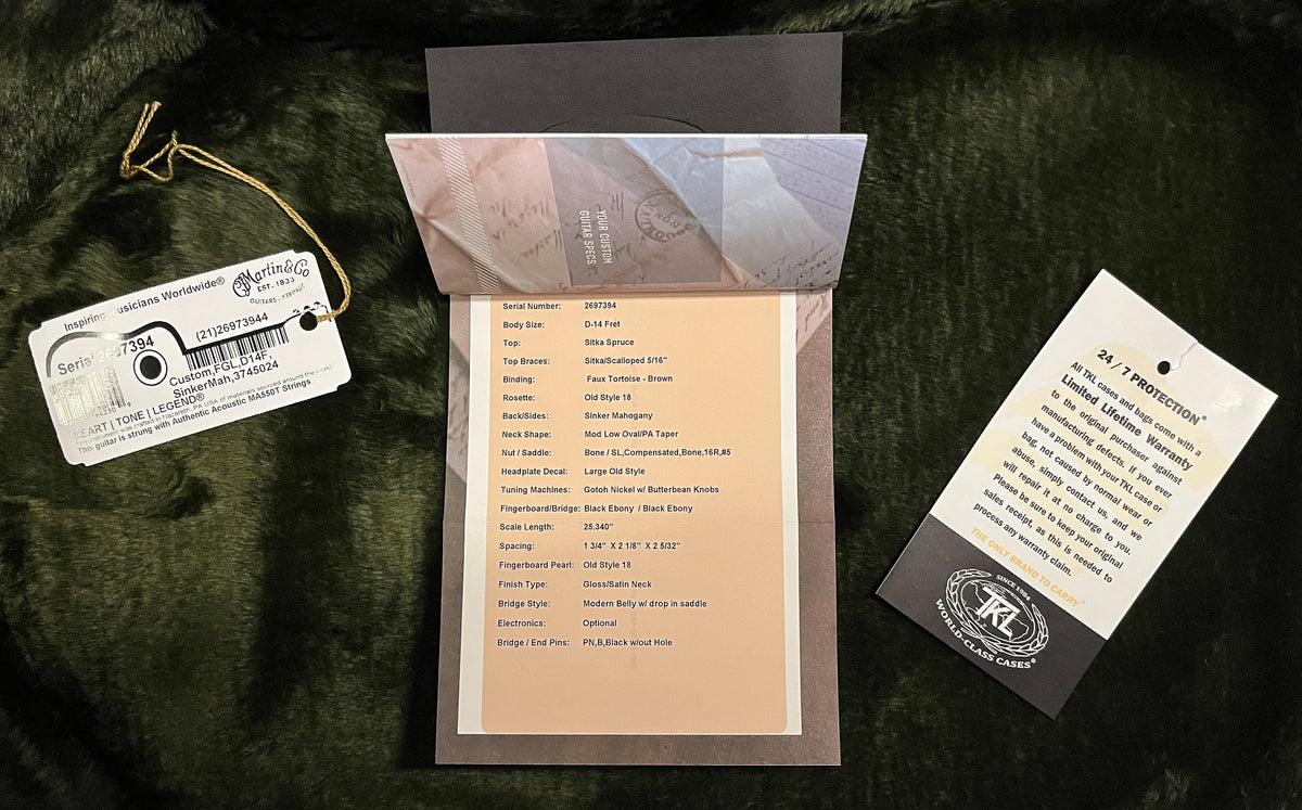 Martin Custom Shop Dreadnought 18 Style Sinker Mahogany (394)