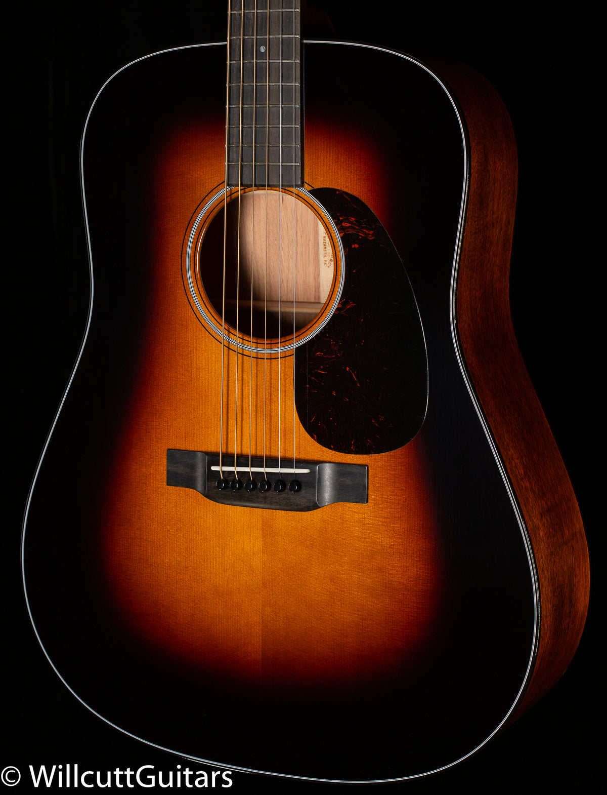 Martin Custom Shop Dreadnought Style 18 Sunburst Sinker Mahogany (406)