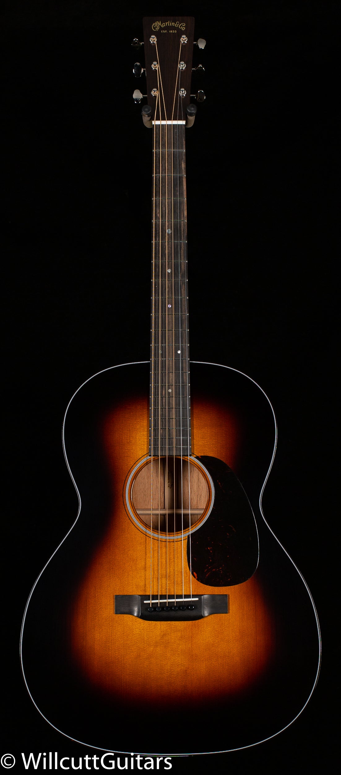 Martin Custom Shop 0000 Sinker Mahogany Adirondack VTS Sunburst (430)
