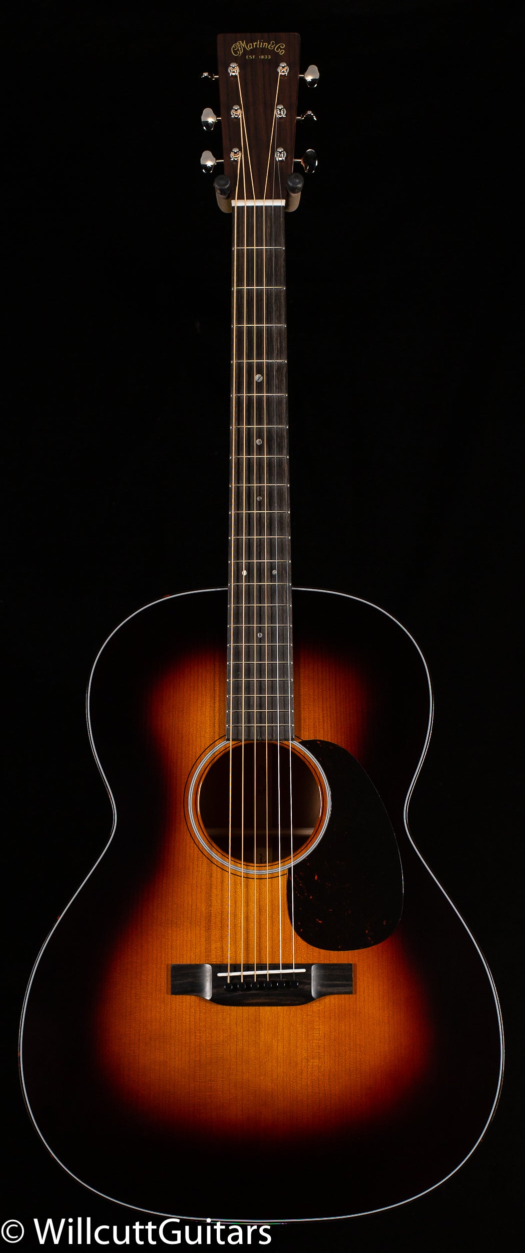 Martin Custom Shop 0000 Sinker Mahogany Adirondack VTS Sunburst (431)