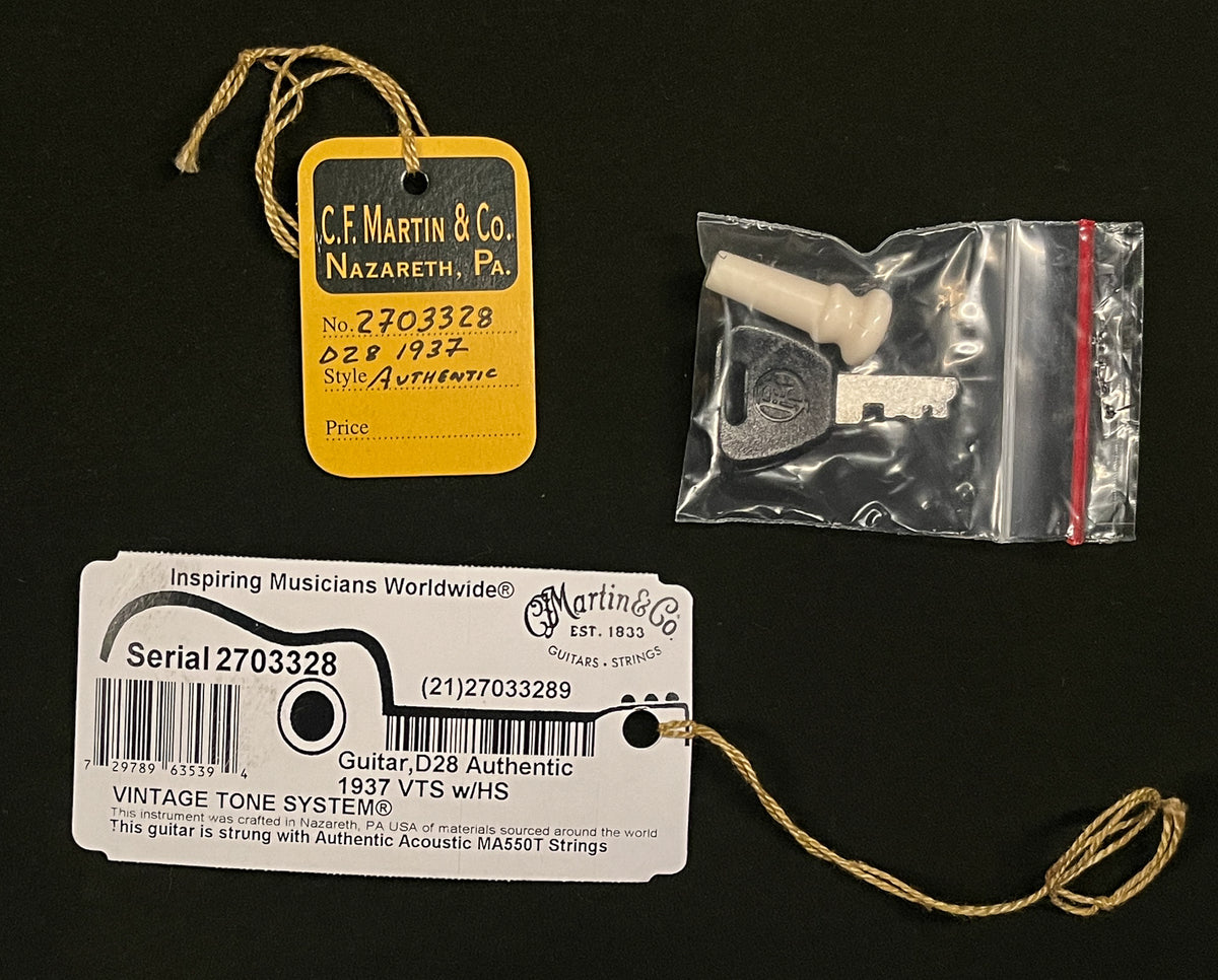 Martin D-28 Authentic 1937 VTS Guatemalan Rosewood (328)