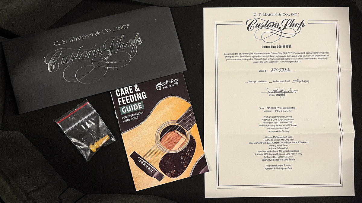 Martin Custom Shop Expert 000-28 Authentic 1937 Stage 1 Aging Ambertone (332)