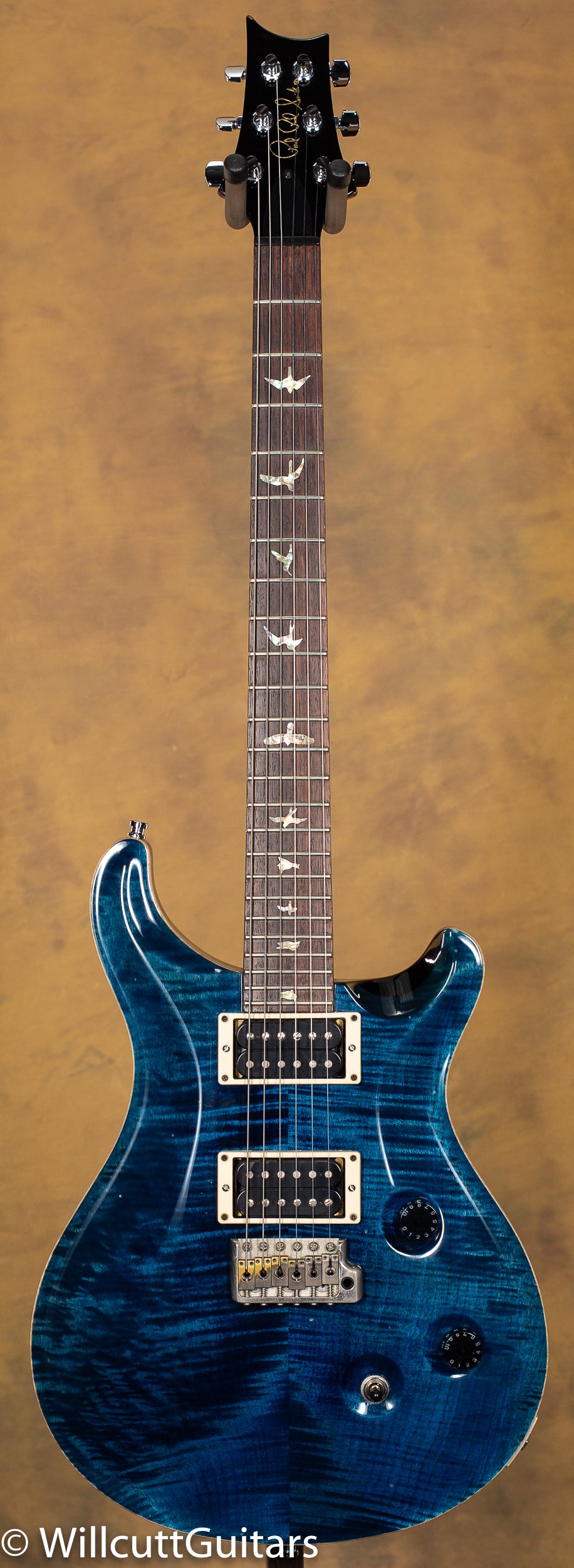 2002 PRS Custom 24 10 Top Whale Blue - Willcutt Guitars
