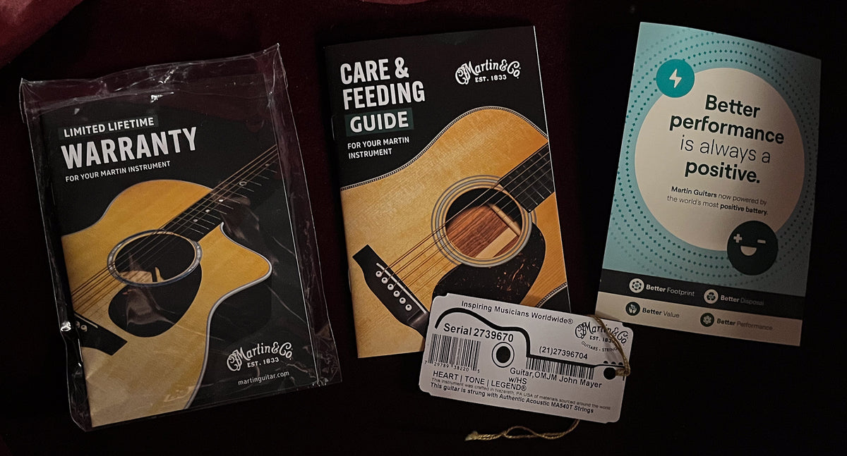 2023 Martin OM-JM John Mayer Signature Acoustic Guitar