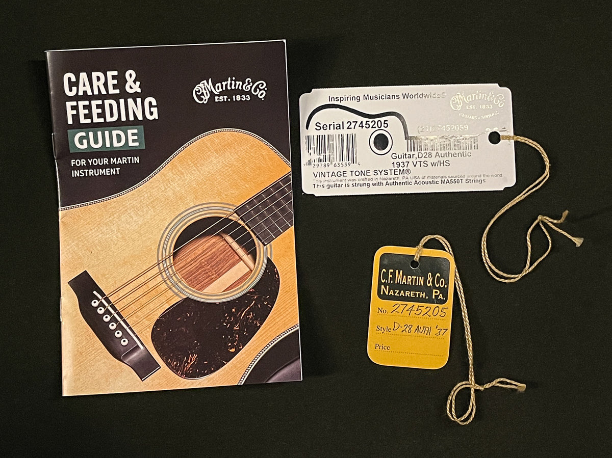 Martin D-28 Authentic 1937 VTS Guatemalan Rosewood (205)