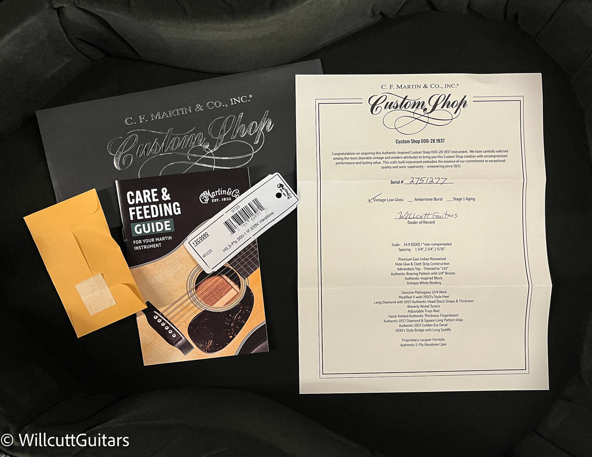 Martin Custom Shop 000-28 Authentic 1937 Left-Handed (277)